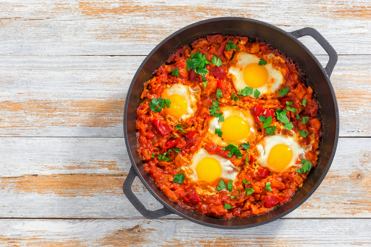 Schnelle gesunde Rezepte: Shakshuka-Rezept